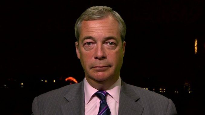 Nigel Farage warns the Brexit will be reversed
