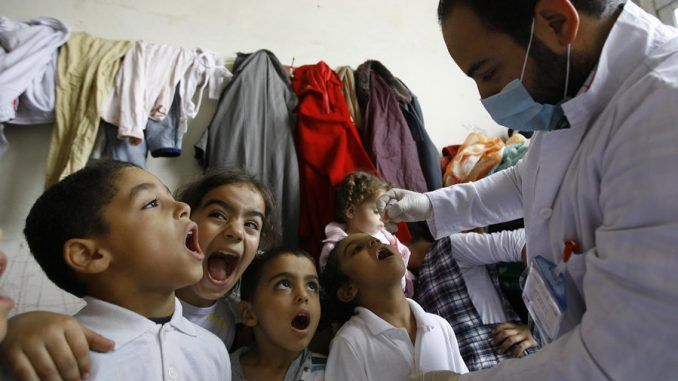 Polio outbreak in syria caused by oral polio vaccine