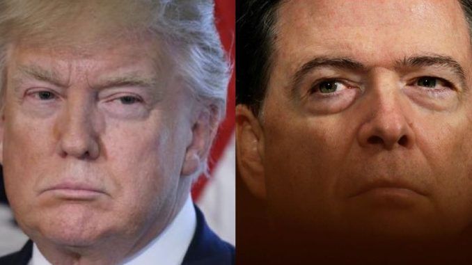 President Trump has slammed James Comey for leaking classified information to the media, describing his actions as "so illegal".