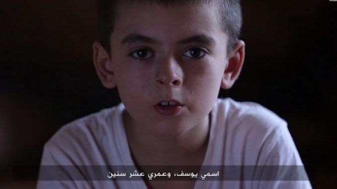 ISIS video features 10 year old American kid threatening to destroy Trump