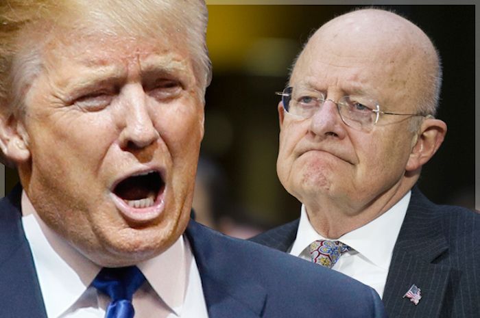 James Clapper says that Trump is about to quit