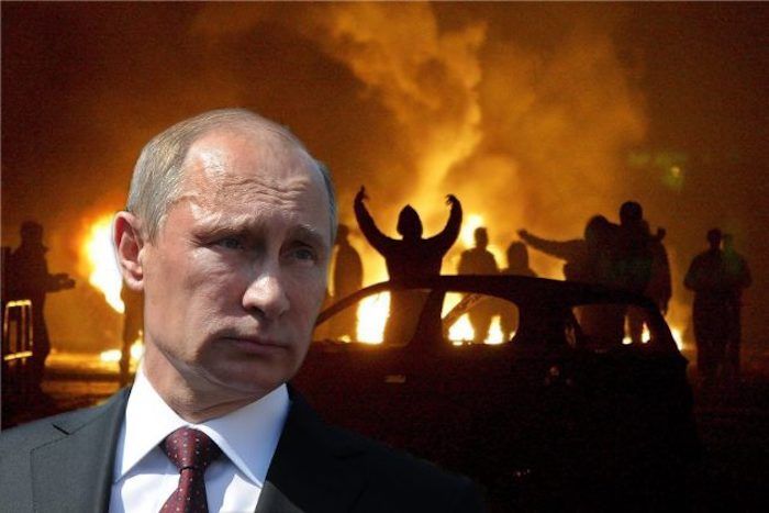 Putin has imprisoned 130 American Antifa members after they travelled to Moscow and organized a violent riot to protest "Russian hacking."