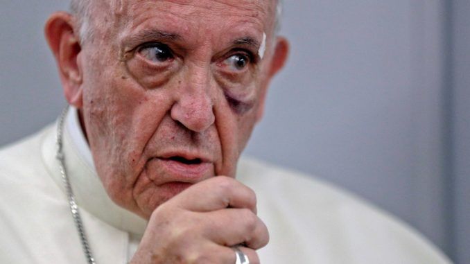 Several dozen high-ranking members of the Roman Catholic Church have formally accused Pope Francis of being a false pope spreading heresy.