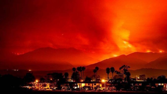 The wild fires that have raged in northern California this past week were sparked intentionally and were not natural blazes.