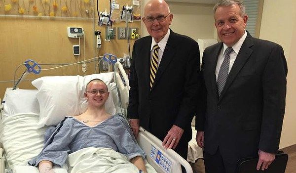 Mason Wells, a survivor of three terrorist attacks, recovers from injuries incurred from bombing of Brussels Airport and visits with elders of the Mormon church.