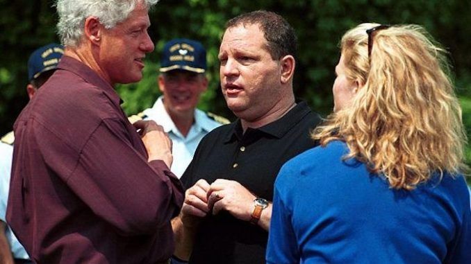 When Bill Clinton was at the height of the Monica Lewinsky sex scandal, Harvey Weinstein was providing huge donations to cover his legal fees