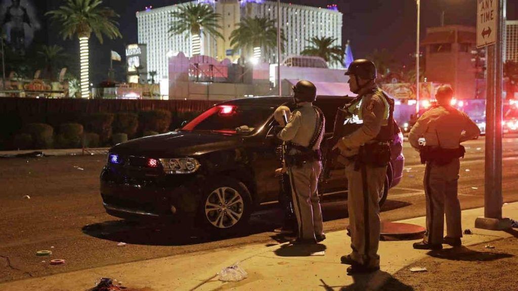 A married couple have become the latest eyewitnesses to contradict the official narrative of what happened in Las Vegas on Oct 1.