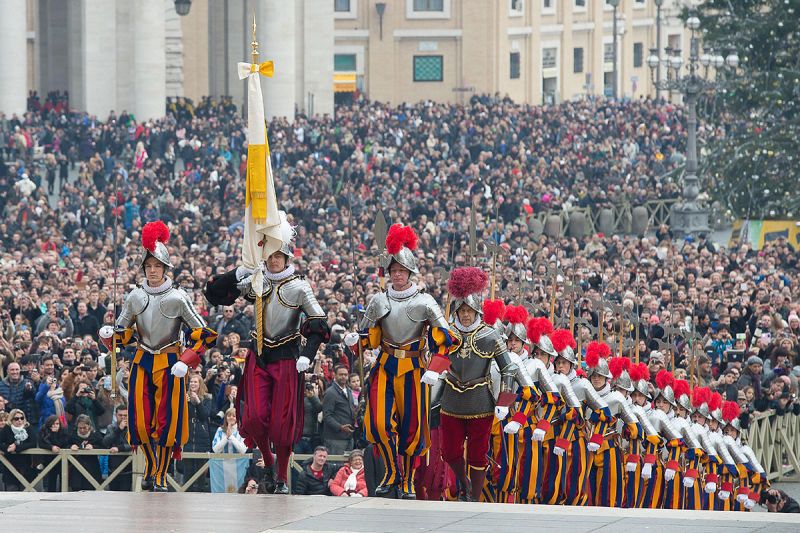 Pope Francis has gathered an army of between "ten to twelve thousand highly trained soldiers" according to estimates by Vatican observers.