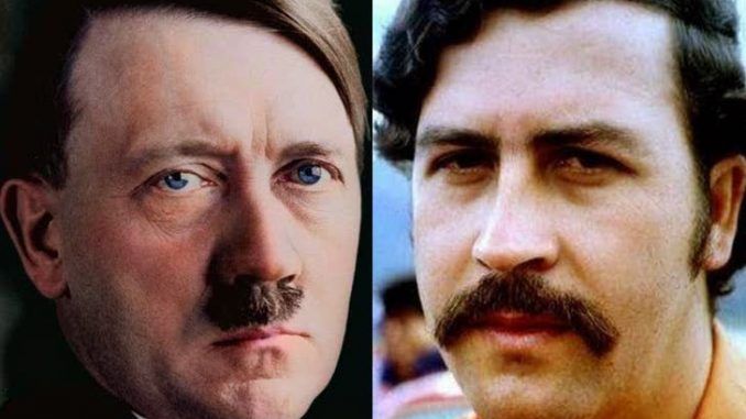 Adolf Hitler lived in Colombia after the war and fathered three children including Pablo Escobar, according to a Colombian historian.