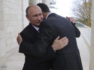 President Assad travelled to Russia to thank Vladimir Putin and Russia for saving Syria from the New World Order.