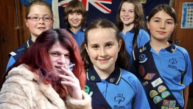 UK Girl Scouts to allow adult men to shower with young girls