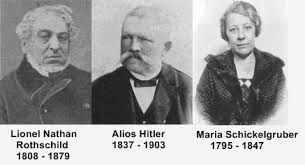 (Salomon Rothschild 1844-1911 not Lionel would be Hitler's grandfather)