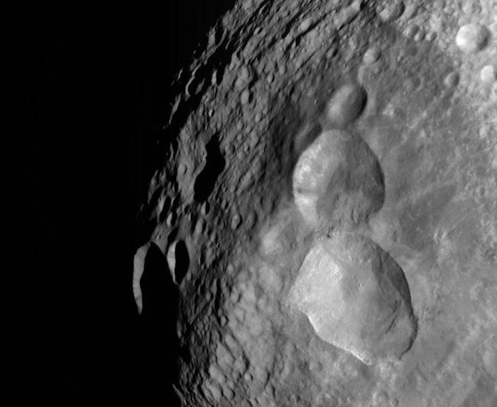 NASA releases image of asteroid with snowman carved onto surface