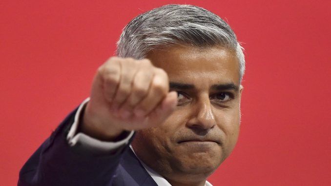 London Mayor Sadiq Khan has approved the opening of a bank that funds Jihadi terrorism and has been banned in the USA.
