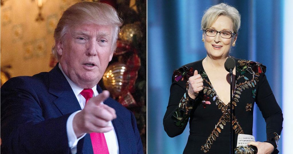 Trump's poll numbers soar past Meryl Streep's
