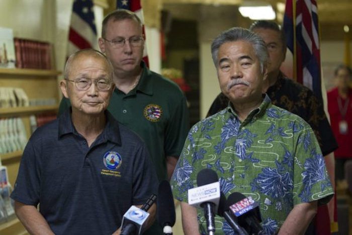 Hawaiian government officials says the missile alert was not a mistake