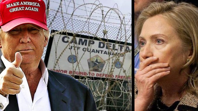 President Trump has announced plans to expand Guantanamo Bay in order to house 'Deep State traitors' such as Clinton, Podesta, and Obama.