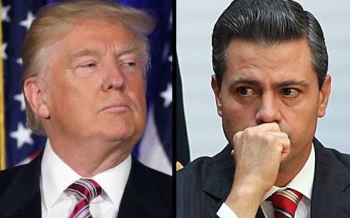 The Mexican President broke down in tears after Trump doubled down on his promise to build a border wall