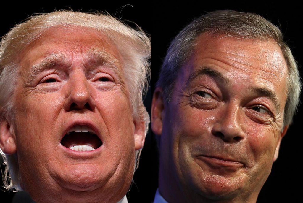 Nigel Farage reveals most people in Britain support Donald Trump