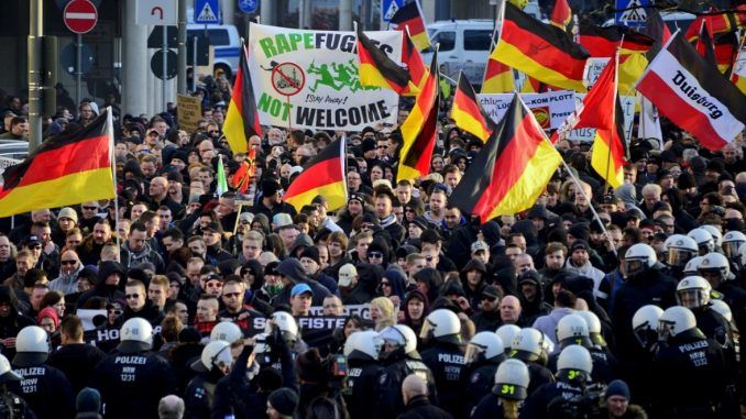 German women protestors are rising up in the millions against a government refusing to protect them from sex attacks by migrants.