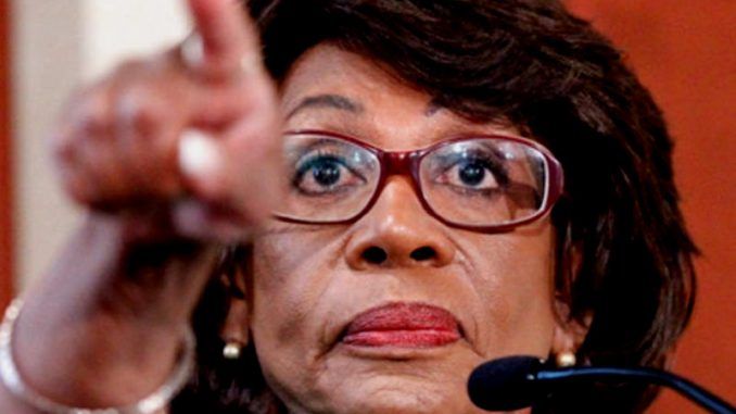 Maxine Waters has called for a parental advisory warning every time the President of the United States, Donald Trump, is on TV.