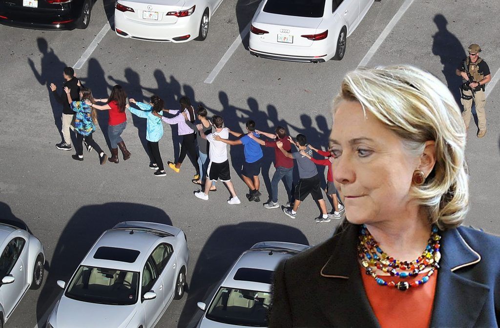 Hillary Clinton has been caught lying about school shooting statistics in order to deceitfully further the leftwing gun control agenda.