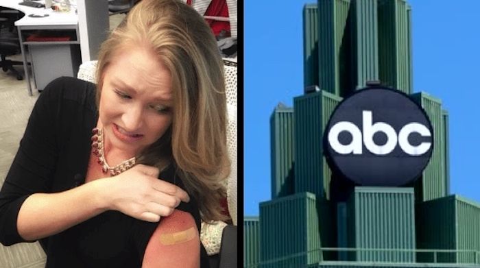 ABC News reporter Ashley Glass uploaded an image of her swollen arm to Facebook and said the flu shot had left her temporarily disabled.