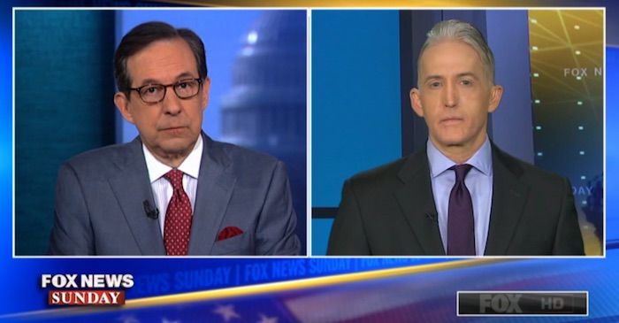 Trey Gowdy told Fox News Sunday that President Trump has done much better dealing with Russian than former president Obama.