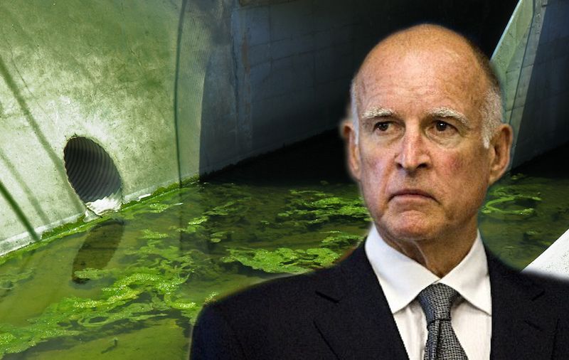 California governor Jerry Brown adds human sewage to drinking water