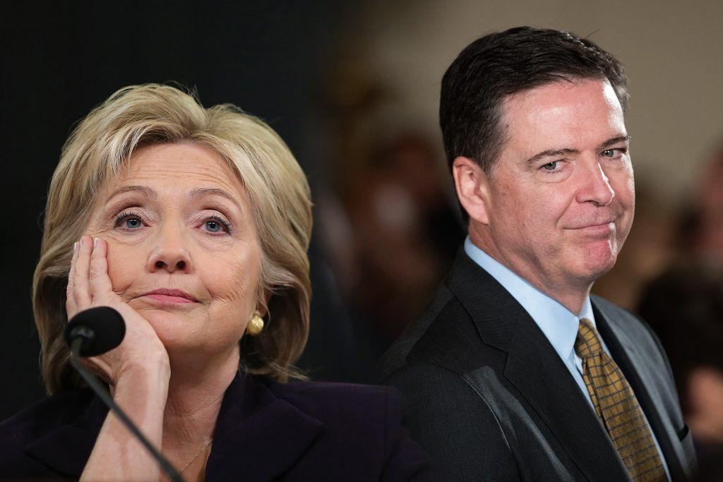 James Comey says he would never have reopened the Clinton probe if he knew Hillary would have lost the election
