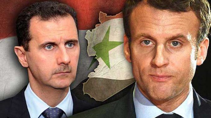 Globalist French President vows to build new Syria