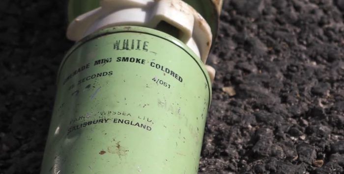 Chlorine containers from Germany and smoke bombs from England discovered in Syria