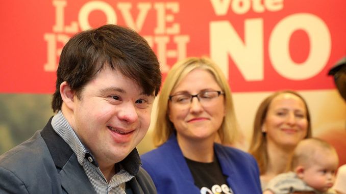 A man with Down Syndrome, who proclaims that he loves his life, features in a new advertisement urging his fellow Irish citizens to vote to retain the 8th Amendment which protects babies like him from being aborted.