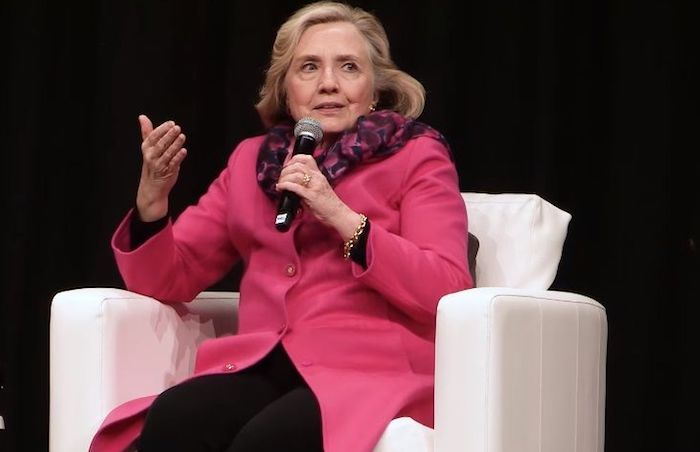 Hillary Clinton claims that she lost the election because "a very large proportion of the population" decided she was too ugly to be the leader of the free world. 