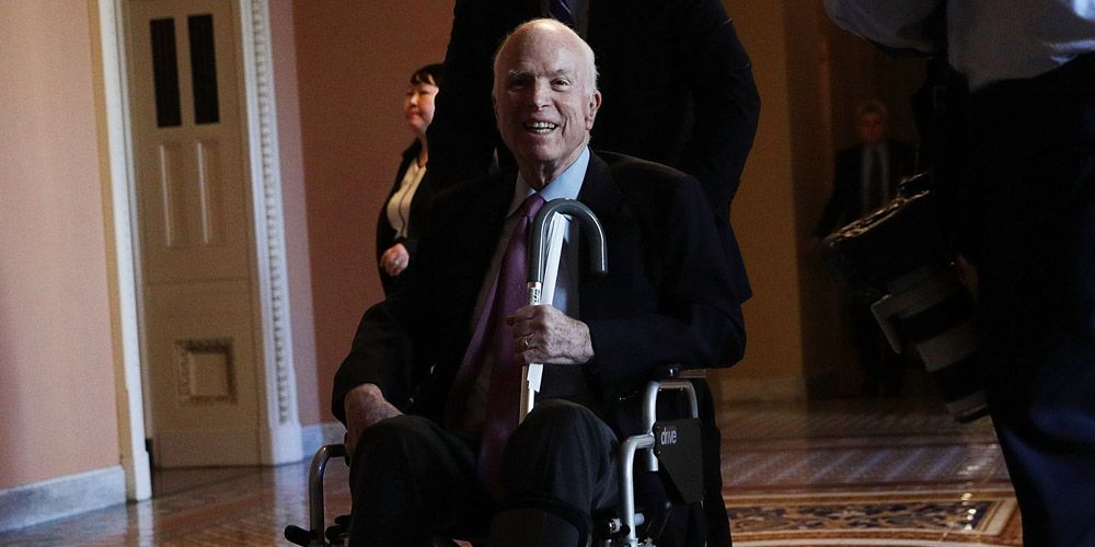 John McCain bans Trump from attending his funeral