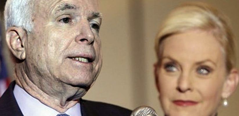 Sen. John McCain is "greasing palms and pulling strings" in order to ensure Cindy McCain takes his seat in the Senate when he dies, according to Republicans and political pundits in Arizona.