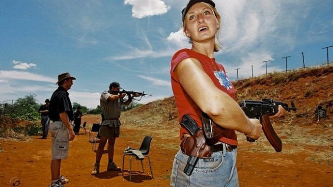 White South African farmers are taking up arms to defend themselves and their property after the government voted to amend the country’s Constitution to allow for the confiscation of white-owned land without compensation.