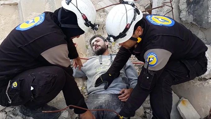 President Trump defunds White Helmets for conducting false flag attacks in Syria