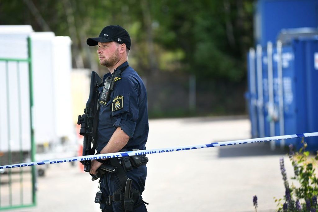 Swedish police find container full of weapons, bombs linked to far-left group Antifa