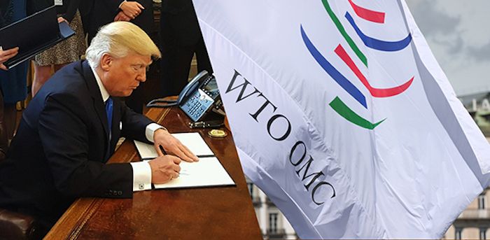 Trump announces withdrawal from World Trade Organization