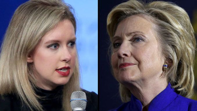 Elizabeth Holmes, who donated to Hillary Clinton's campaign and was described as her "protogé", has been arrested on fraud charges.