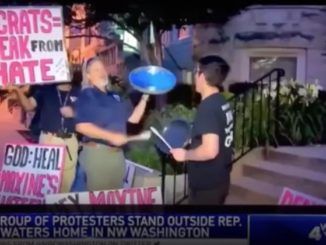Protestors demand Maxine Waters arrest outside her home