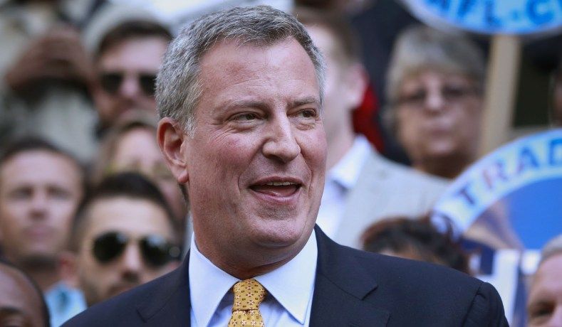 New York City mayor Bill de Blasio has been caught using a state of the art $3 million counter terrorism aircraft on personal vacations.