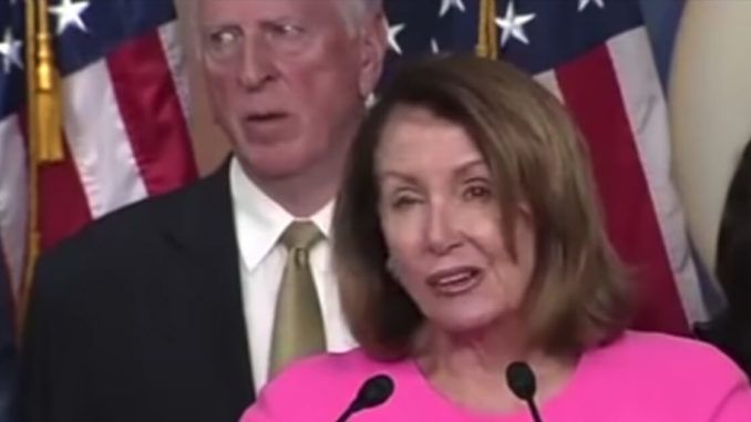 Nancy Pelosi slurred her way through her latest speech, mangling names and struggling to pronounce multisyllabic words like "intelligence".