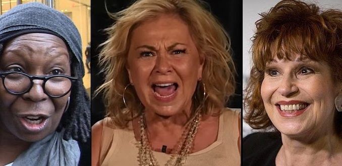 Roseanne Barr humiliated Whoopi Goldberg and Joy Behar after they tried to defend a Hollywood director who posted pedophilia related content.