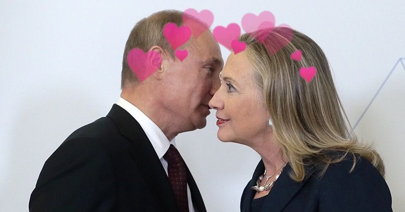 Hillary Clinton has confessed that she secretly met with Russian President Vladimir Putin in 2014 and had a flirtatious conversation with him.