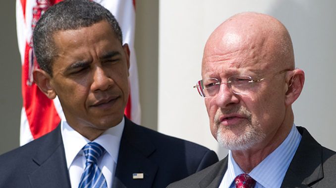 James Clapper admits Barack Obama is behind entire Russia witch hunt