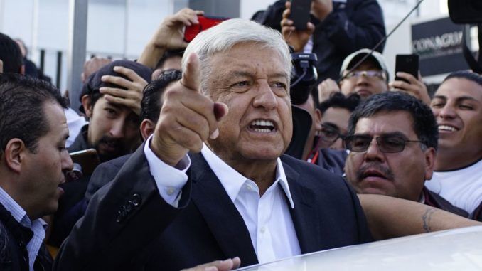 Mass immigration to the US through an open border is a Mexican "human right", according to Mexico's new socialist president.