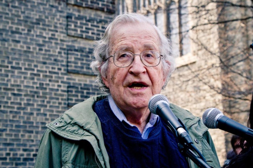 Liberal activists and Big Tech do not believe in free speech and should not have banned Infowars, according to MIT Professor and free speech icon Noam Chomsky.
