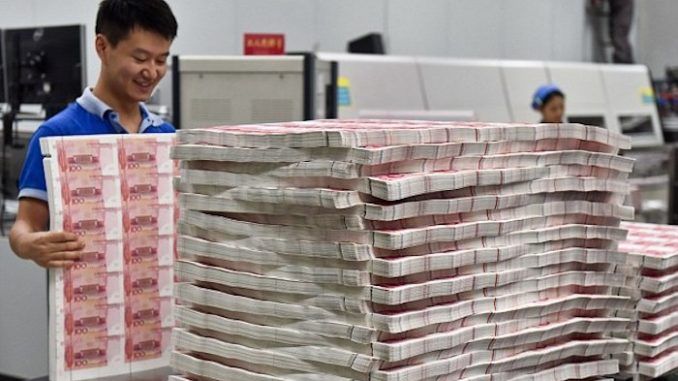 China begins printing currencies for foreign nations, including Europe
